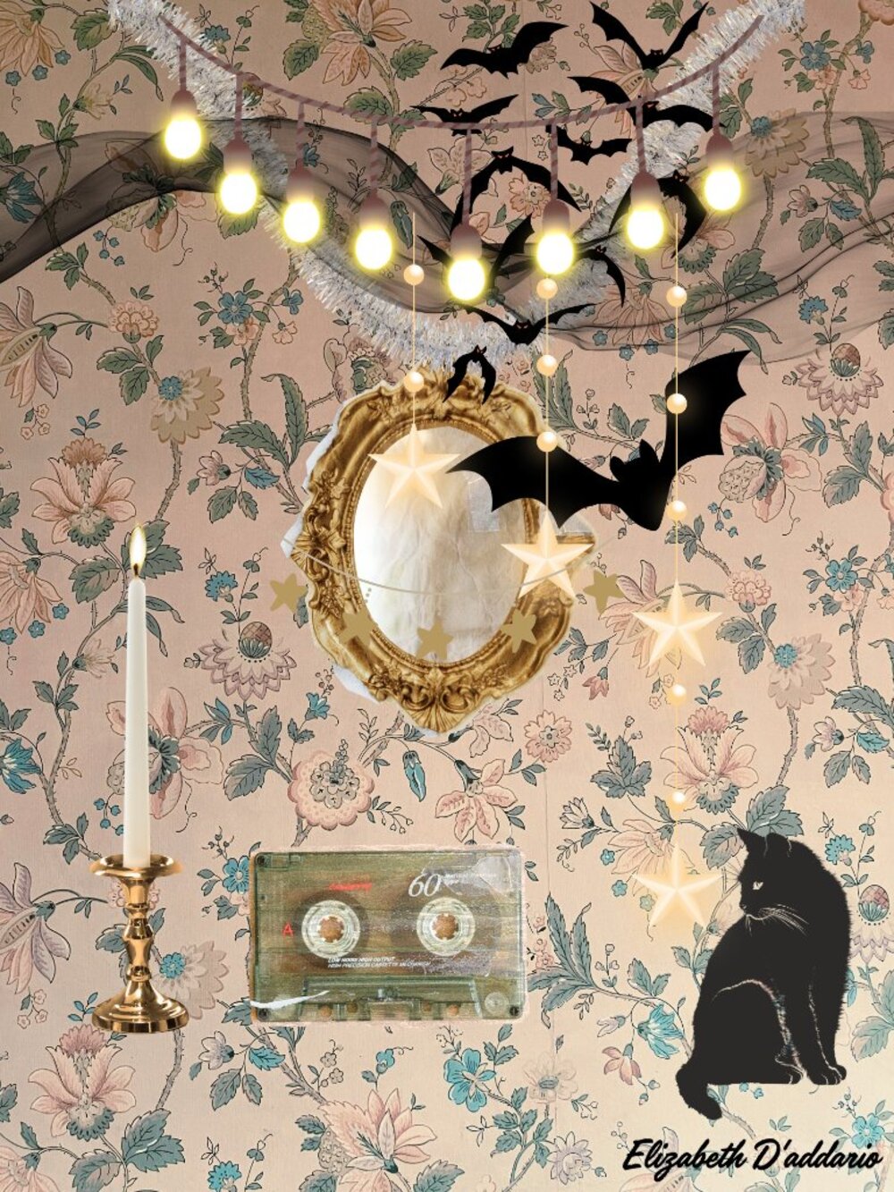 "Vintage Halloween Party" Original Art